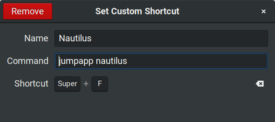 Nautilus shortcut